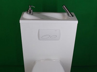 WiCi Bati 2012 Design 3, lave-mains intégré sur WC suspendu, 1 sur 3